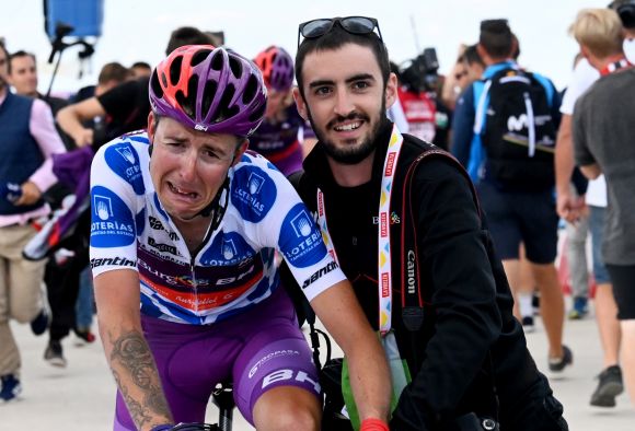 Alvaro with Madrazo (La Vuelta stage 5)